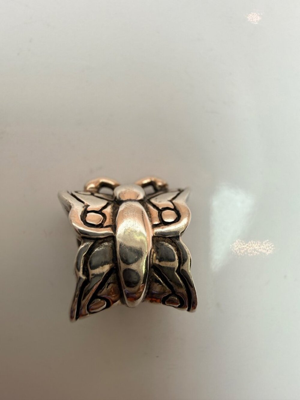 Chamilia Retired Butterfly Charm Sterling Silver 925 Threaded